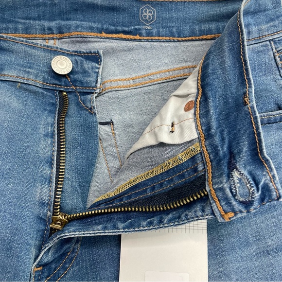 New Levi's Premium 505 Cool Cropped Stretch Denim Jeans - Picture 4 of 10